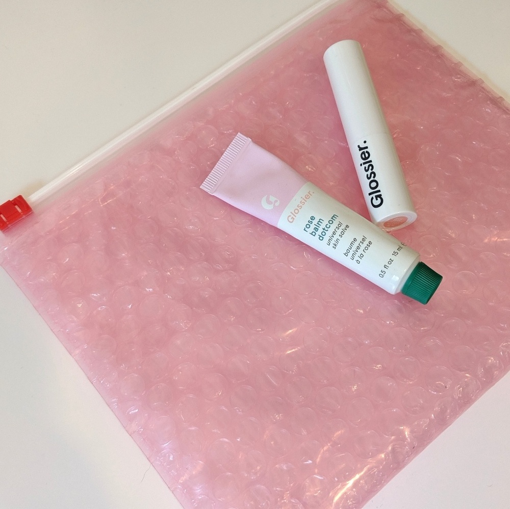 Glossier Lip Duo & Zipper Pouch